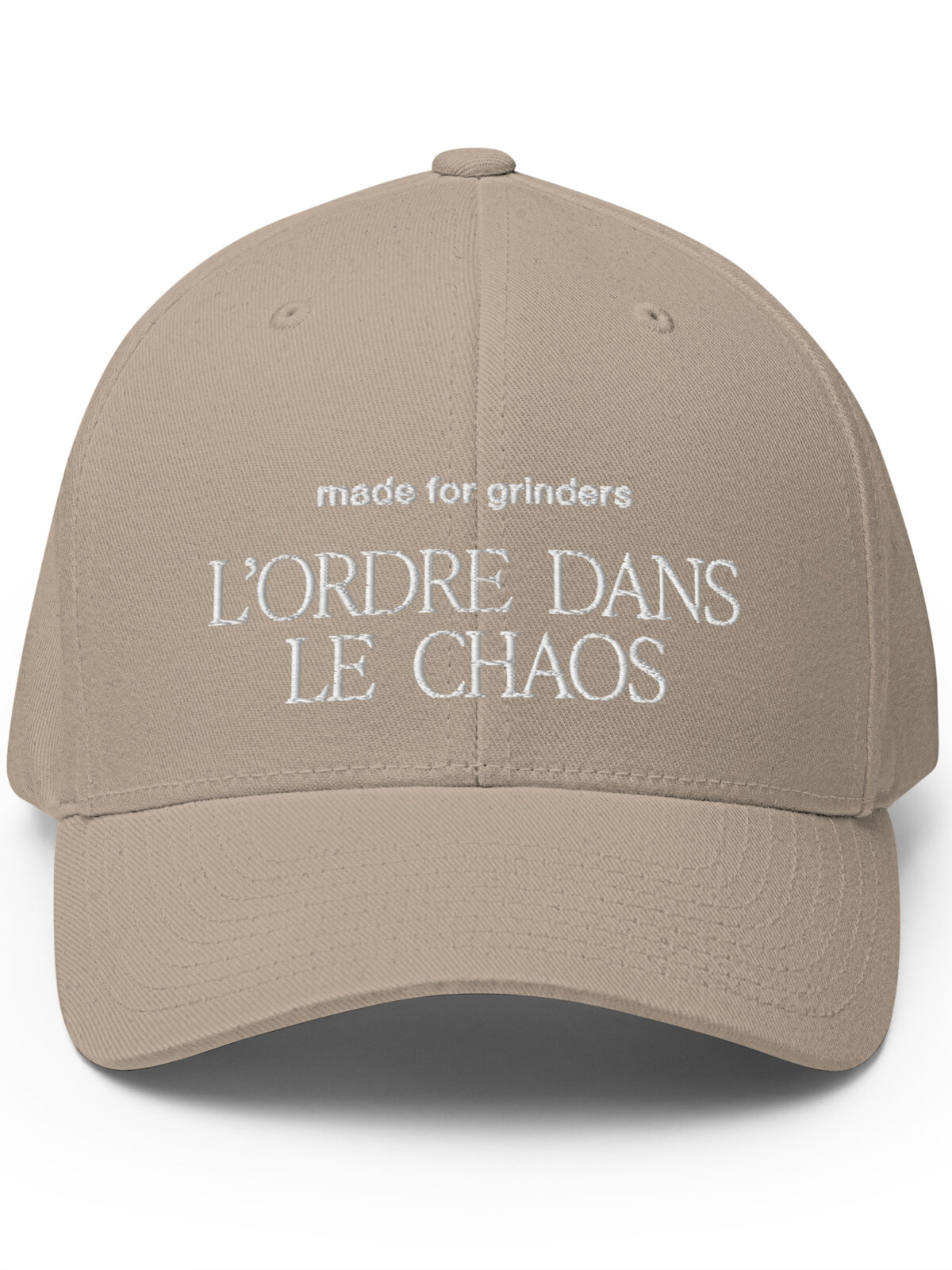 casquette structurée en sergé